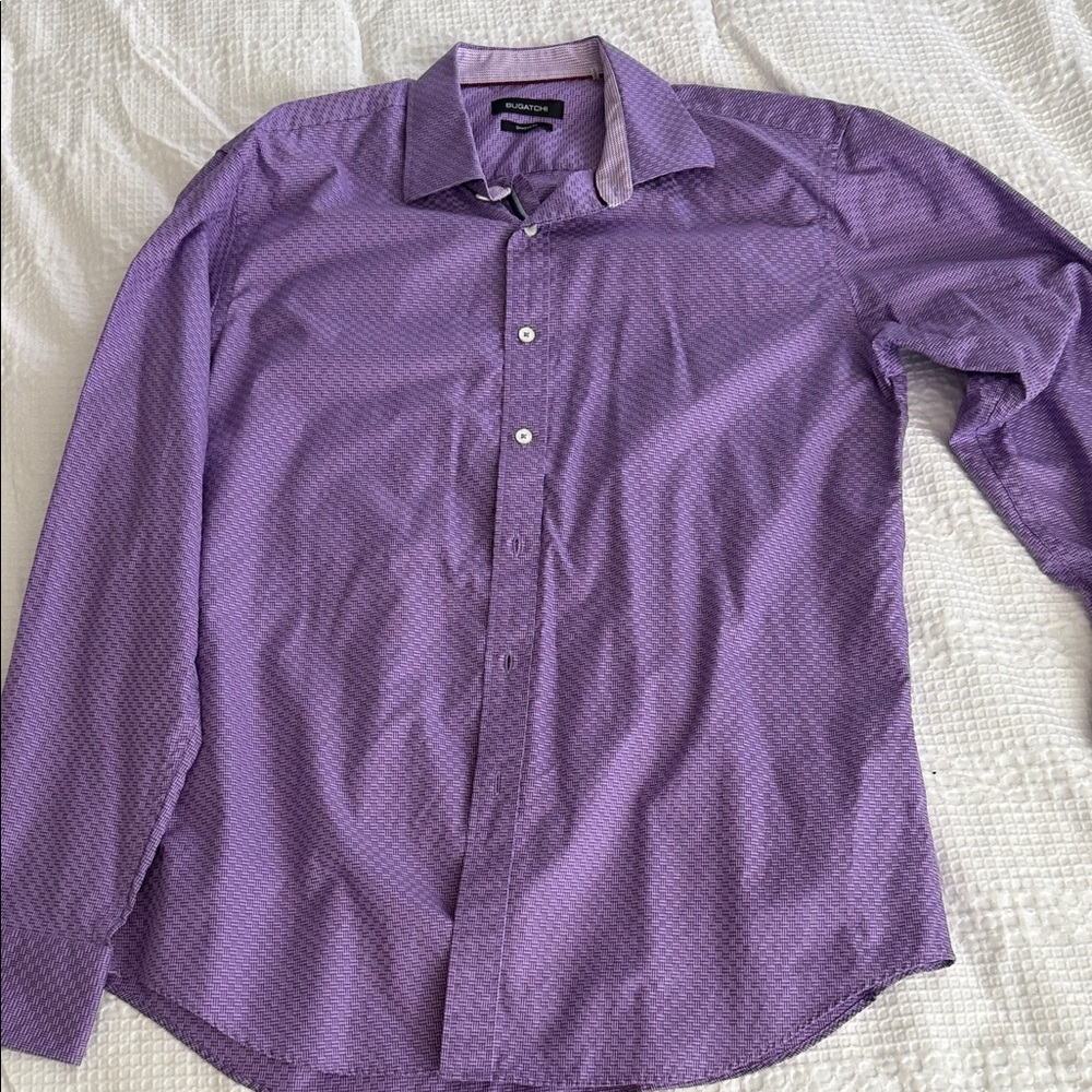 Bugatchi Purple Dress Shirt